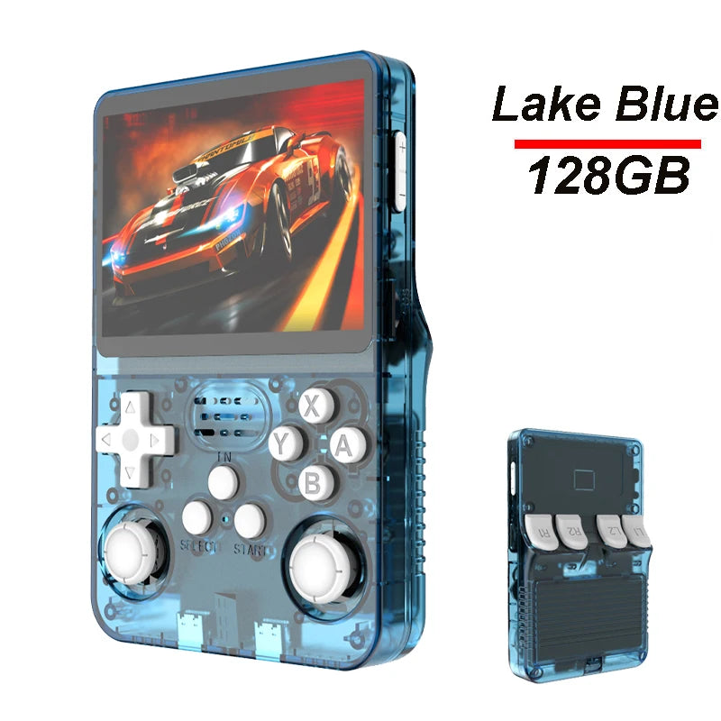 R36S Retro Handheld Game Console Original Arkos System 3.5 Inch IPS Screen Portable Pocket Video Player 64GB 128GB Kid Gift