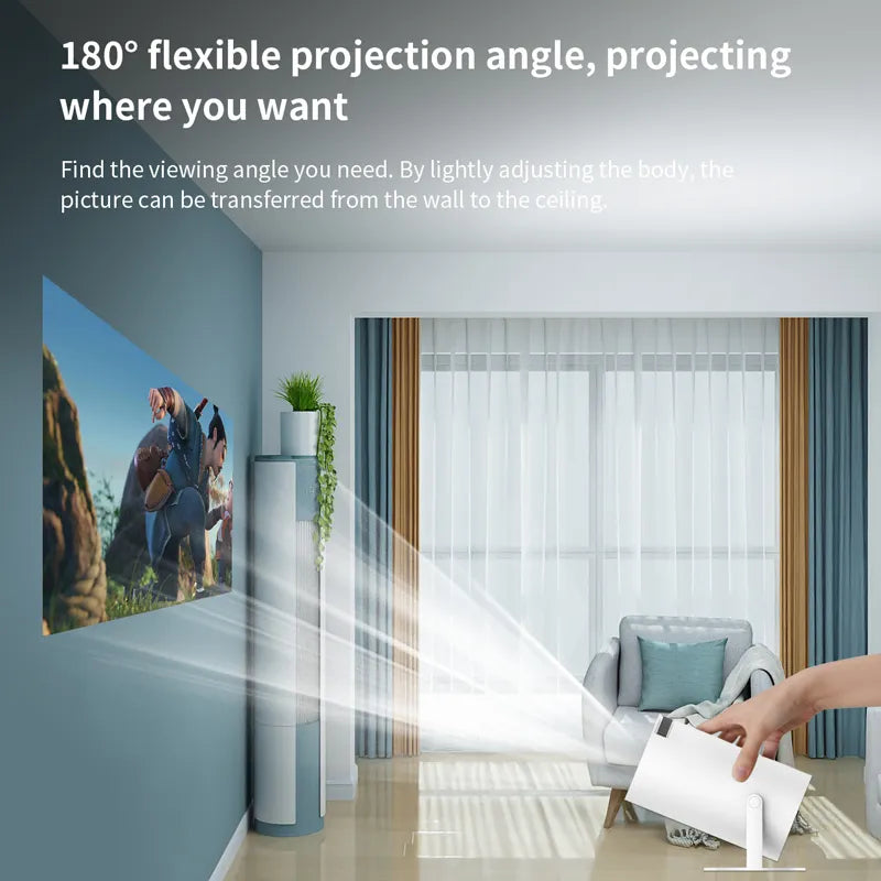 Projectors Hy300 Portable Projector Android 11 4K Smart Mini Hy300 for Home Projector Full Hd Support Video Player S2527