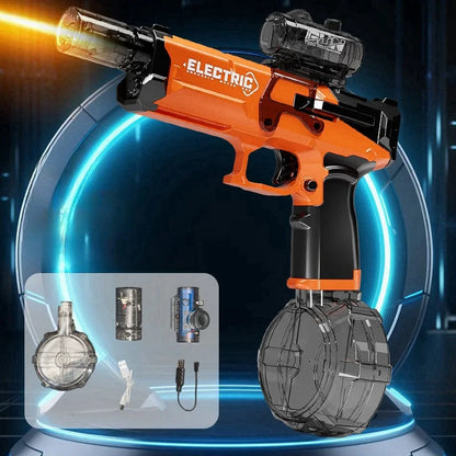 High Pressure Electric Water Gun Toys Summer Outdoor Beach Pool Garden Fight Games Kids Automatic Bursts Watergun Gifts