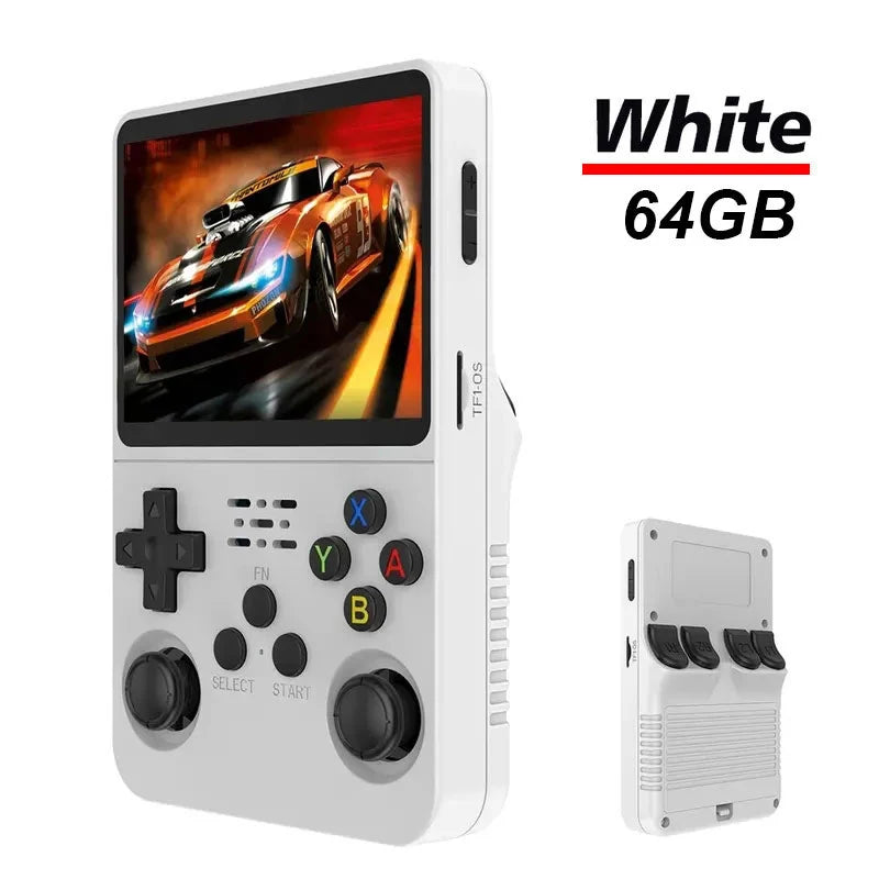 R36S Retro Handheld Game Console Original Arkos System 3.5 Inch IPS Screen Portable Pocket Video Player 64GB 128GB Kid Gift
