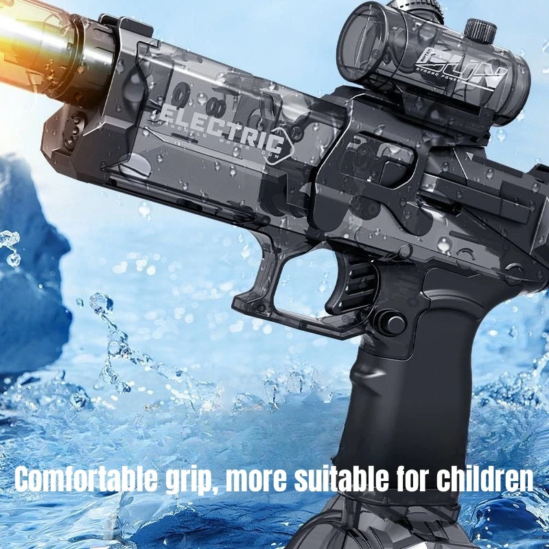 High Pressure Electric Water Gun Toys Summer Outdoor Beach Pool Garden Fight Games Kids Automatic Bursts Watergun Gifts