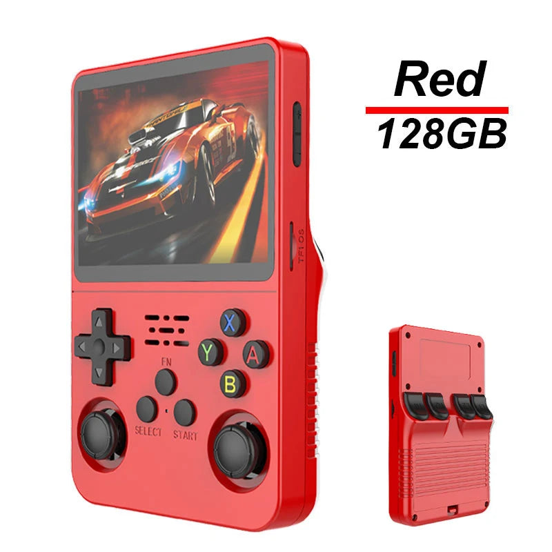 R36S Retro Handheld Game Console Original Arkos System 3.5 Inch IPS Screen Portable Pocket Video Player 64GB 128GB Kid Gift