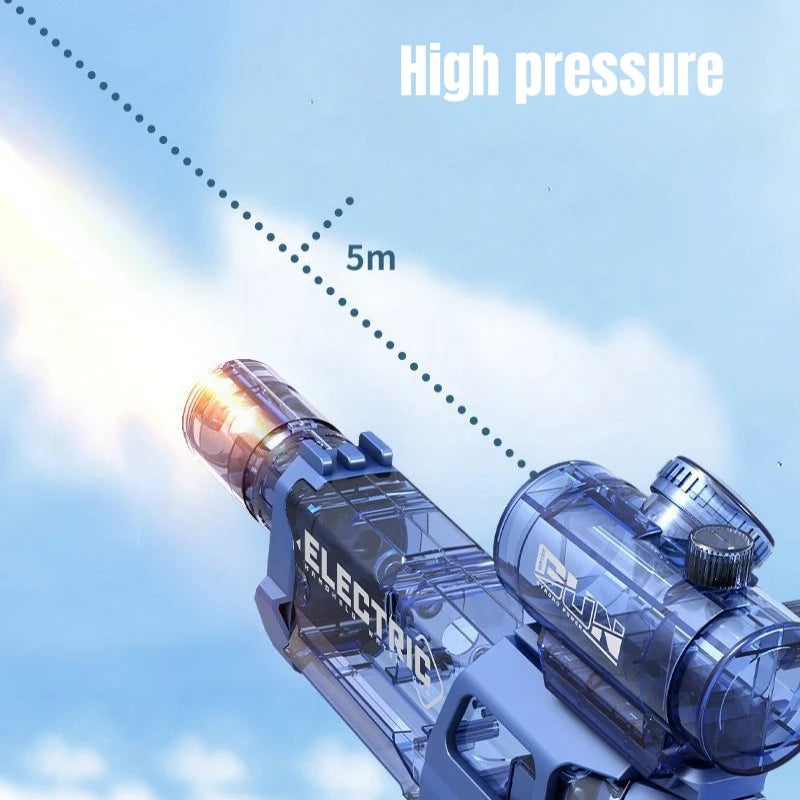 High Pressure Electric Water Gun Toys Summer Outdoor Beach Pool Garden Fight Games Kids Automatic Bursts Watergun Gifts