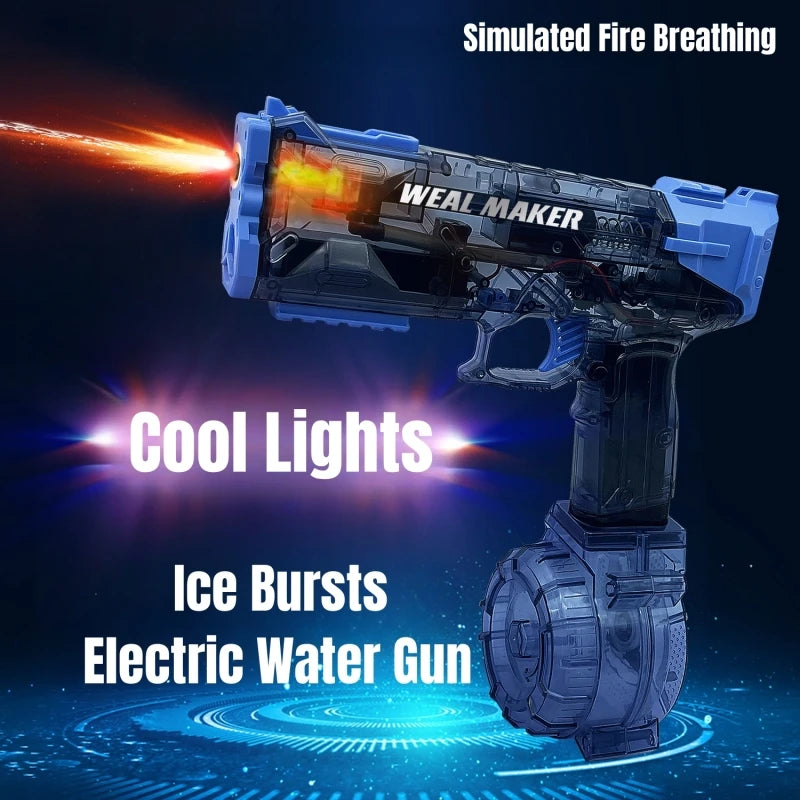 High Pressure Electric Water Gun Toys Summer Outdoor Beach Pool Garden Fight Games Kids Automatic Bursts Watergun Gifts