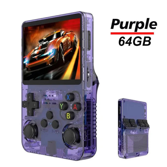R36S Retro Handheld Game Console Original Arkos System 3.5 Inch IPS Screen Portable Pocket Video Player 64GB 128GB Kid Gift