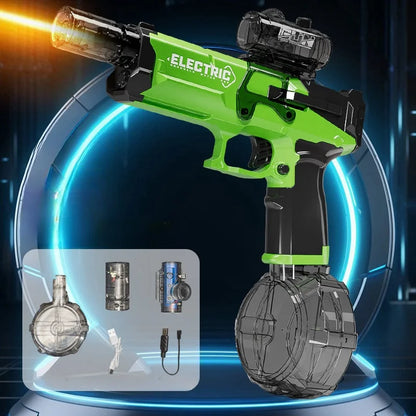 High Pressure Electric Water Gun Toys Summer Outdoor Beach Pool Garden Fight Games Kids Automatic Bursts Watergun Gifts