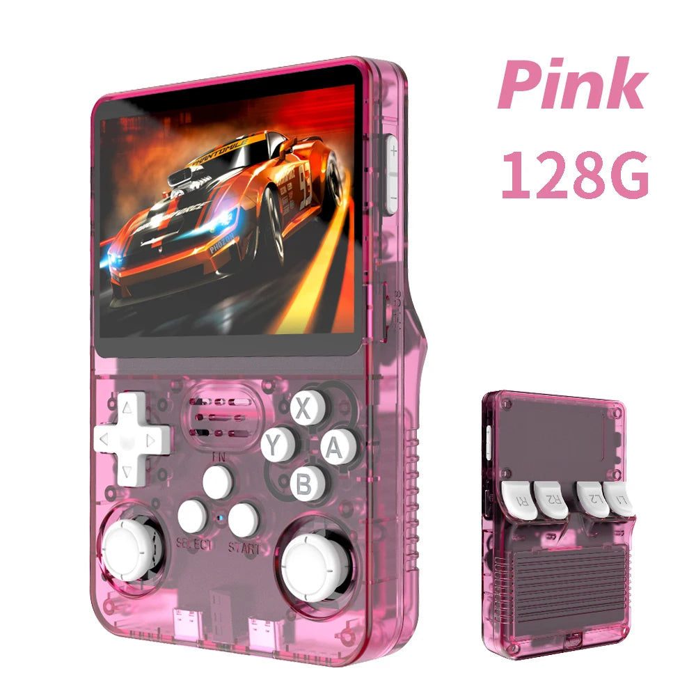 R36S Retro Handheld Game Console Original Arkos System 3.5 Inch IPS Screen Portable Pocket Video Player 64GB 128GB Kid Gift