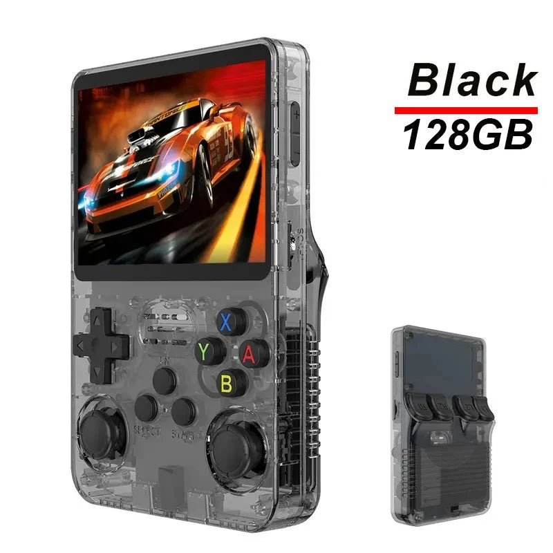 R36S Retro Handheld Game Console Original Arkos System 3.5 Inch IPS Screen Portable Pocket Video Player 64GB 128GB Kid Gift
