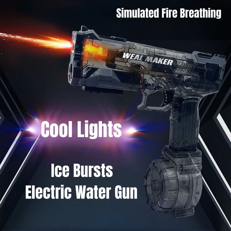 High Pressure Electric Water Gun Toys Summer Outdoor Beach Pool Garden Fight Games Kids Automatic Bursts Watergun Gifts