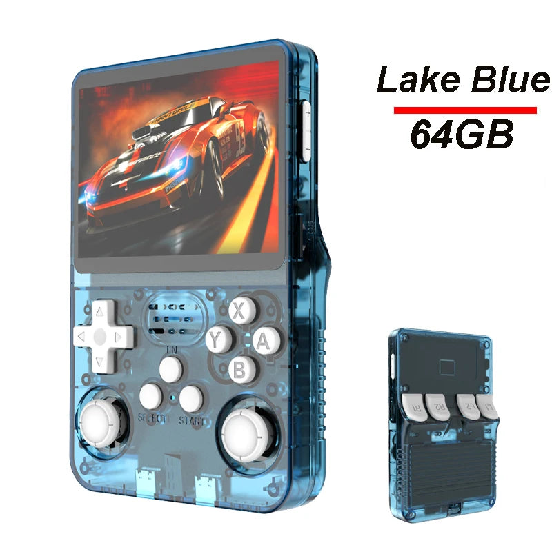 R36S Retro Handheld Game Console Original Arkos System 3.5 Inch IPS Screen Portable Pocket Video Player 64GB 128GB Kid Gift