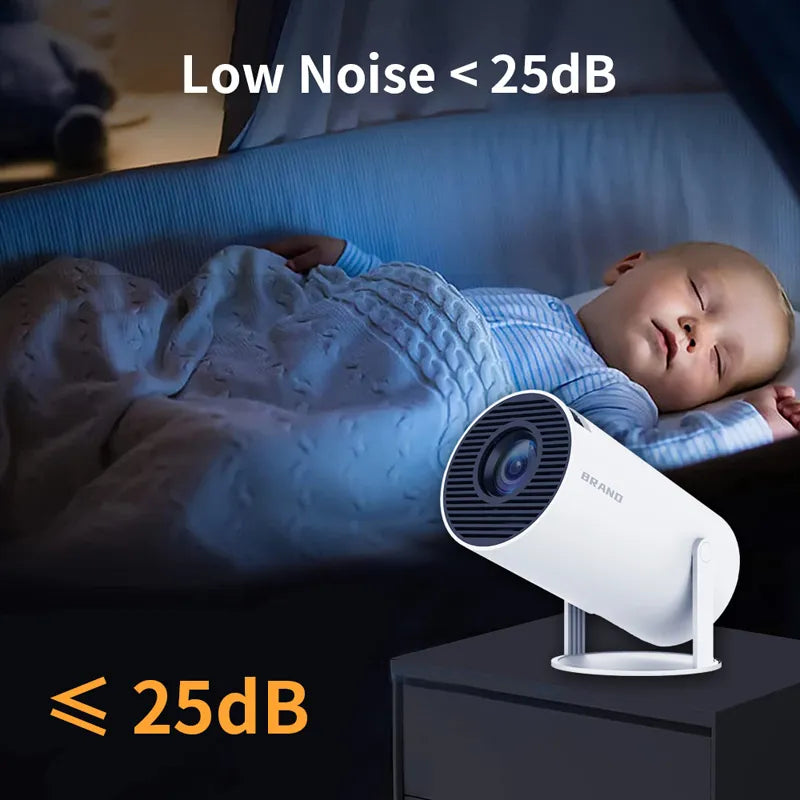 Projectors Hy300 Portable Projector Android 11 4K Smart Mini Hy300 for Home Projector Full Hd Support Video Player S2527